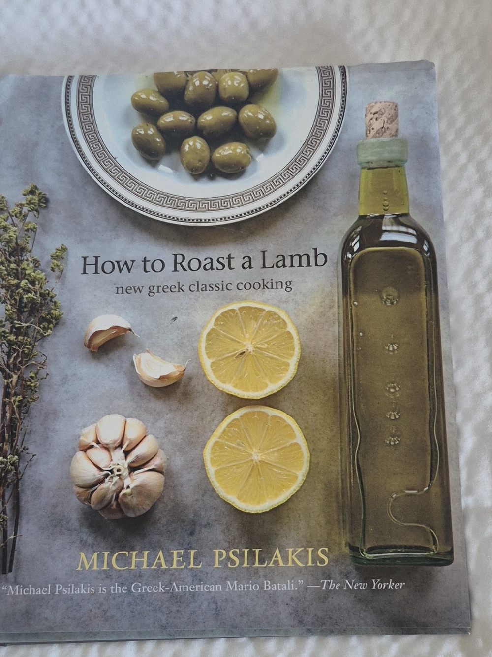 Michael Psilakis How to Roast a Lamb Hardcover Illustrated Greek Cookbook